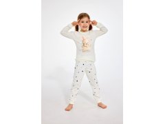 Pyžamo Cornette Kids Girl 594/201 Sleeping, délka rukávů 86–128