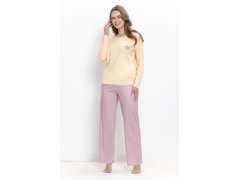 Pyžamo Taro 3617 Marigold, dlouhé rukávy, velikosti S–XL, Z26/27