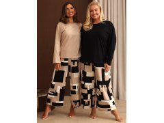 Pyžamo Regina 4021 dlouhé rukávy, velikosti M–2XL, Z26