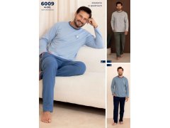 Pyžamo Regina 6009 dlouhé rukávy, velikosti M–3XL, Z26