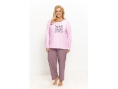 Pyžamo Taro 3657 Solene, dlouhé rukávy, velikosti 2XL–4XL, Z26
