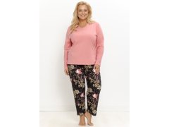 Pyžamo Taro 3654 Maribel, dlouhé rukávy, velikost 2XL–3XL, Z26