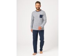 Pyžamo Key MNS 363 B26 dlouhé rukávy, velikosti M–2XL