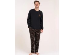 Pyžamo Moraj PDM4600-017 dlouhé rukávy, velikosti M–3XL