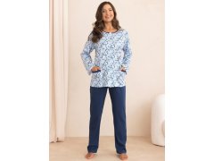 Pyžamo Regina 4022 dlouhé rukávy, velikosti M–3XL, Z26