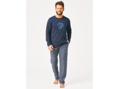Pyžamo Key MNS 608 dlouhé rukávy, velikosti M–2XL