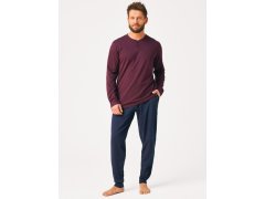 Pyžamo Key MNS 275 dlouhé rukávy M–2XL