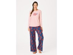 Pyžamo Key LNS 635, dlouhé rukávy, velikosti S–XL