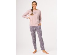 Pyžamo Key LNS 925, dlouhé rukávy, velikosti S–XL