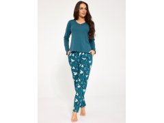 Pyžamo Cornette 1110/511 Sara, dlouhé rukávy, velikosti S–2XL