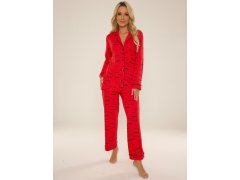 De Lafense 718 Madeleine pyžamo dlouhé/r S-4XL dámské rozepínací 7227899