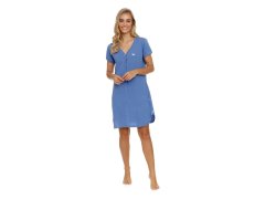 Dámská těhotenská košile 9505 blue plus - Doctornap 6917538