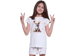Dívčí pyžamo 788/108 Chihuahua - CORNETTE