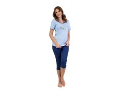 Dámské pyžamo 688 blue - REGINA 7230796
