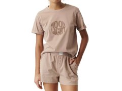 Dámské pyžamo 487 beige - Atlantic 7230725