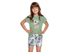 Dívčí pyžamo Hanička zelené s koalou