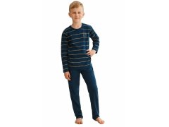 Chlapecké pyžamo Harry tmavě modré s pruhy