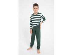 Chlapecké pyžamo Blake zeleno-bílé