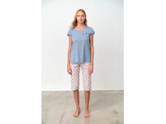 Vamp - Dvoudílné dámské pyžamo – Dachsy 18308 - Vamp 6366819