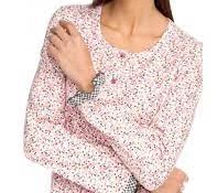 Dámská noční košile 15357 - 324 - Květy - Vamp - Dámské oblečení pyžama
