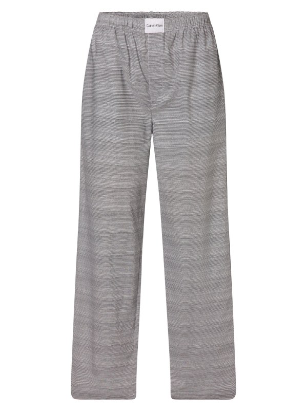 Dámské pyžamové kalhoty QS6893E 5FQ černo/bílá - Calvin Klein - pyžama