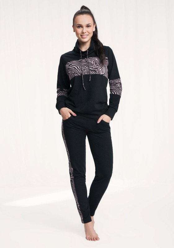Dámský dres 308 černý - Luna - Dámské oblečení pyžama