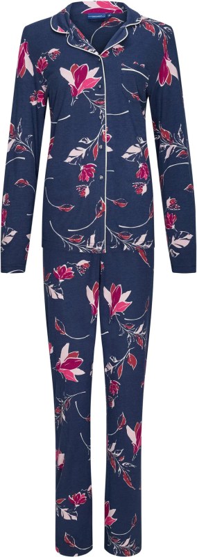 Dámské pyžamo 20232-100-2 tm. modré vzor - Pastunette - pyžama