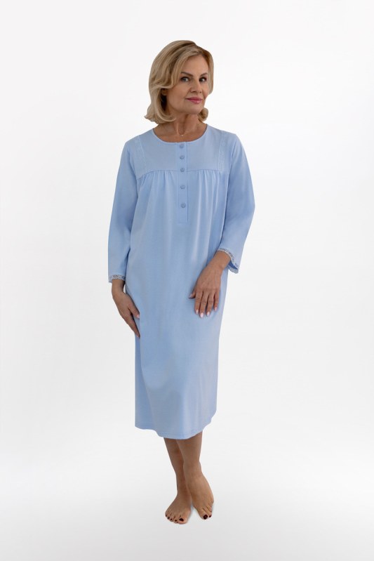 Dámská noční košile 231 AURELIA modrá - Martel - Dámské oblečení pyžama