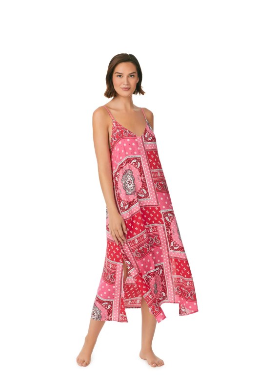 Dámská noční košile YI60015 681 růžová - DKNY