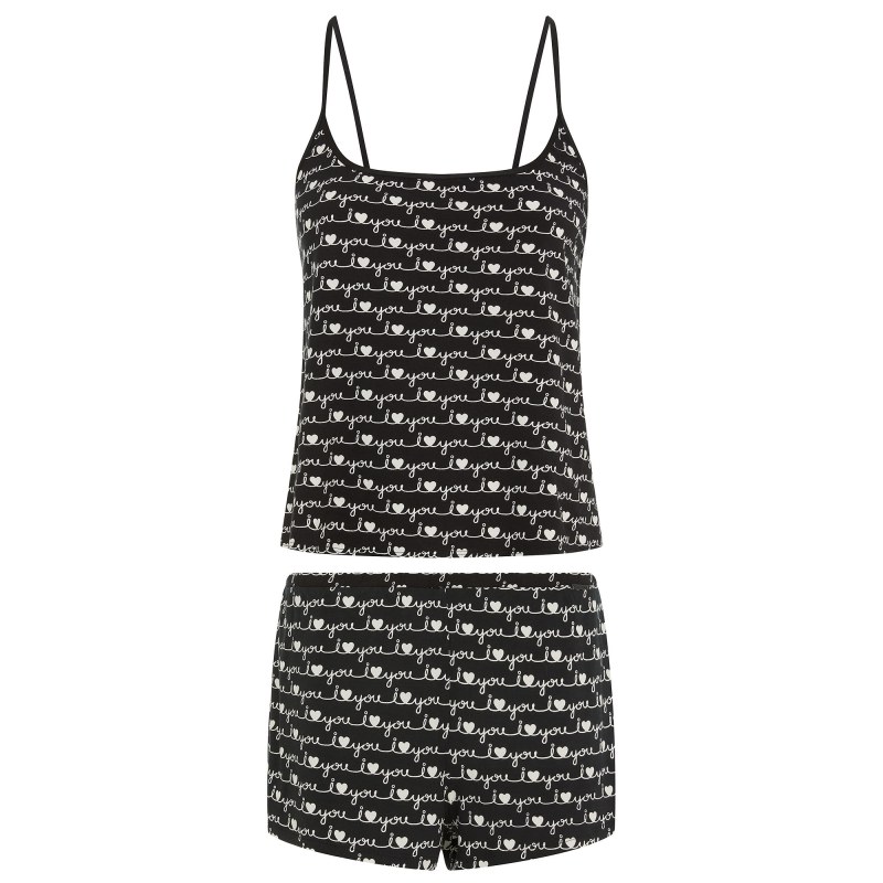 Dámský pyžamový set QS6720E-X65 - Calvin Klein Dámský pyžamový set QS6720E-X65 - Calvin Klein - Dámské oblečení pyžama