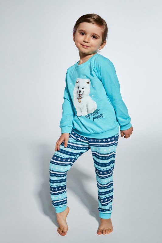 Dívčí pyžamo YOUNG GIRL DR 592/166 SWEET PUPPY - Dámské oblečení pyžama