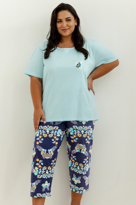 3366 DÁMSKÉ PYŽAMO KRISTEN 2XL-3XL 3366 DÁMSKÉ PYŽAMO KRISTEN 2XL-3XL - Dámské oblečení pyžama