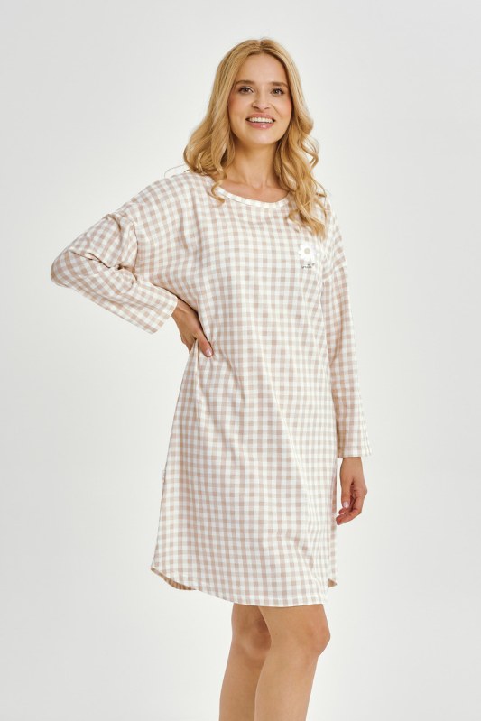 3437 NOČNÍ KOŠILE VERA S-XL - Dámské oblečení pyžama