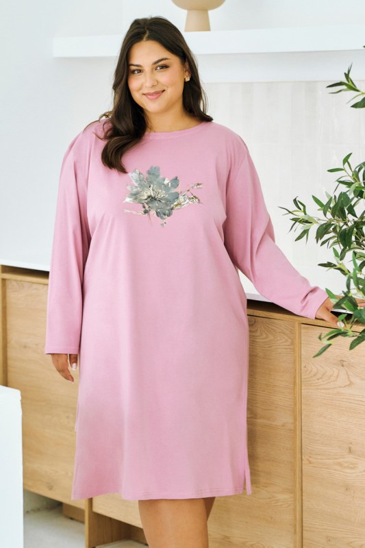 3472 NOČNÍ KOŠILE PATRICIA 2XL-3XL - Dámské oblečení pyžama