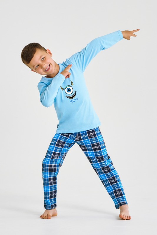 3499 CHLAPECKÁ PYŽAMA DLOUHÁ JOEL 92-116 - Dámské oblečení pyžama