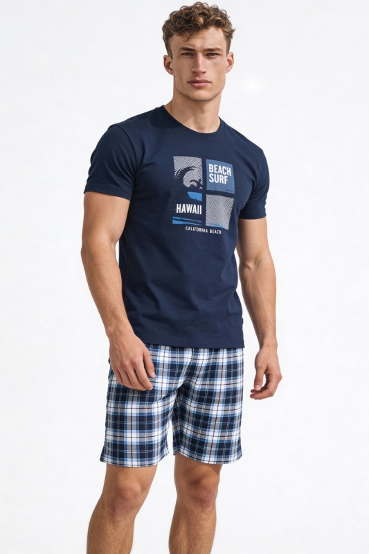 CHLAPECKÉ PYŽAMO FUN&YOUNG 551/56 HAWAII - Dámské oblečení pyžama