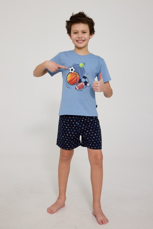 PYŽAMO CHLAPECKÉ MLADÉ KR 790/126 SPORT - Dámské oblečení pyžama