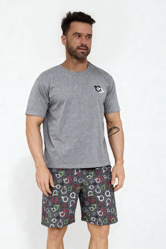 PÁNSKÉ PYŽAMO KR 326/206 SYMBOLY LÁSKY 2