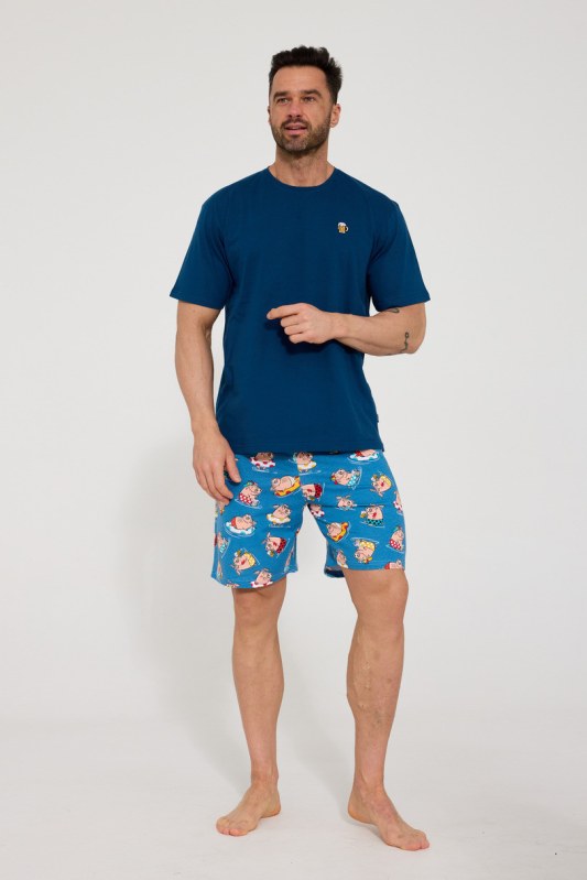 PÁNSKÉ PYŽAMO KR 326/207 BEER BIG