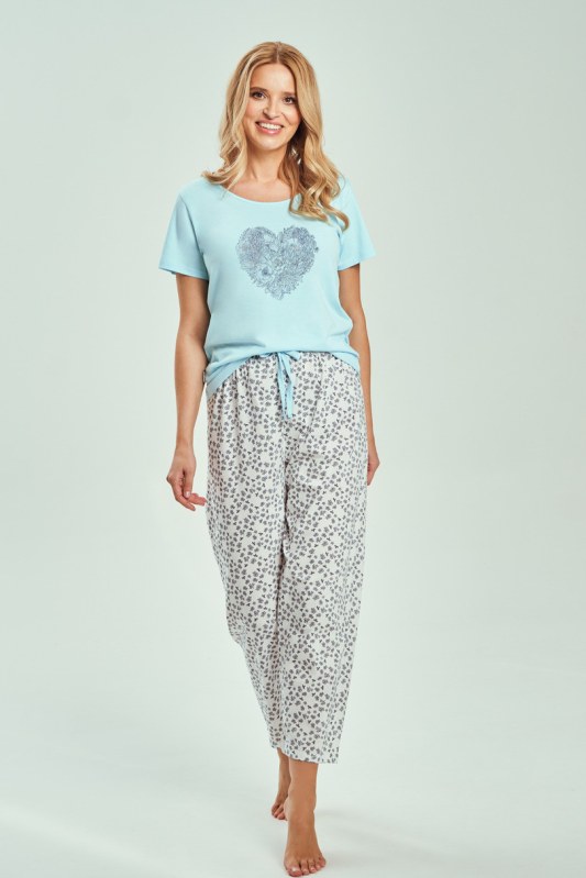 3513 DÁMSKÉ PYŽAMO ALESSIA M-XL - Dámské oblečení pyžama