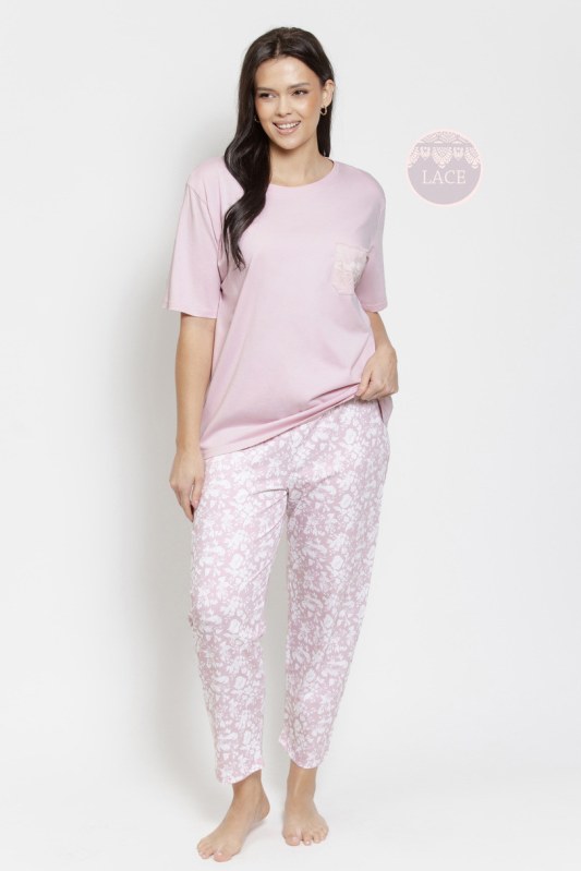 3568 DÁMSKÉ PYŽAMO ADRIA 2XL-3XL - Dámské oblečení pyžama