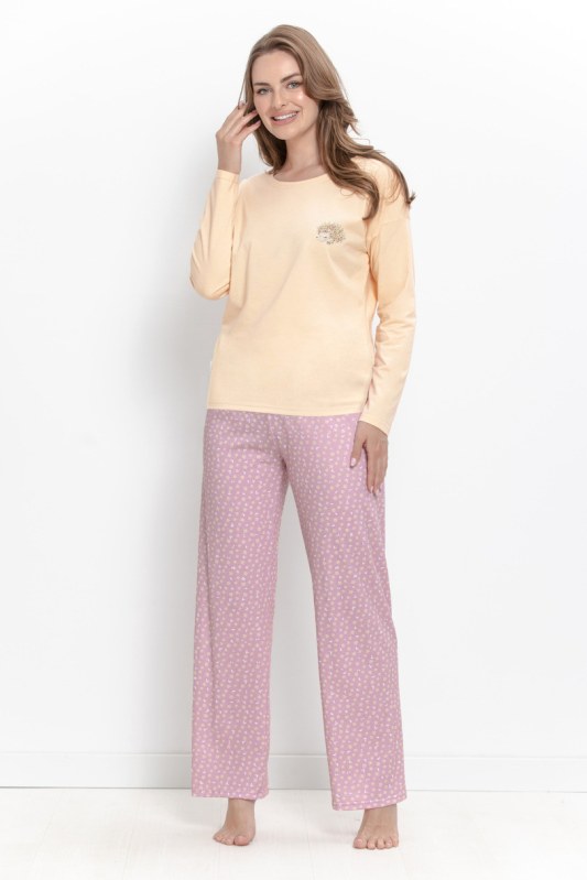 3617 DÁMSKÉ DLOUHÉ PYŽAMO MARIGOLD S–XL