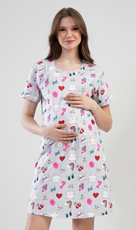 Dámská noční košile mateřská Kitty - Dámské oblečení pyžama