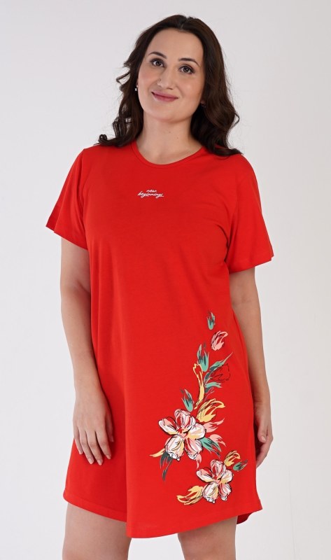 Dámská noční košile s krátkým rukávem Alena - Dámské oblečení pyžama
