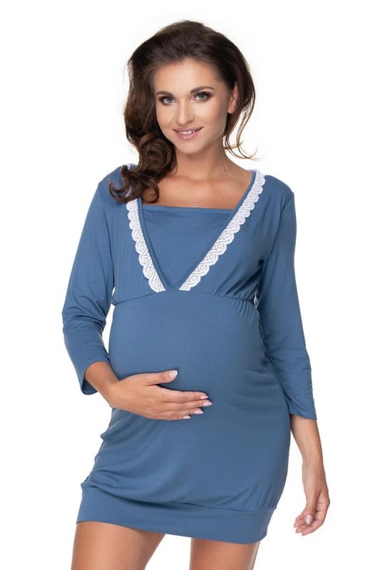 Těhotenská noční košile model 138227 PeeKaBoo