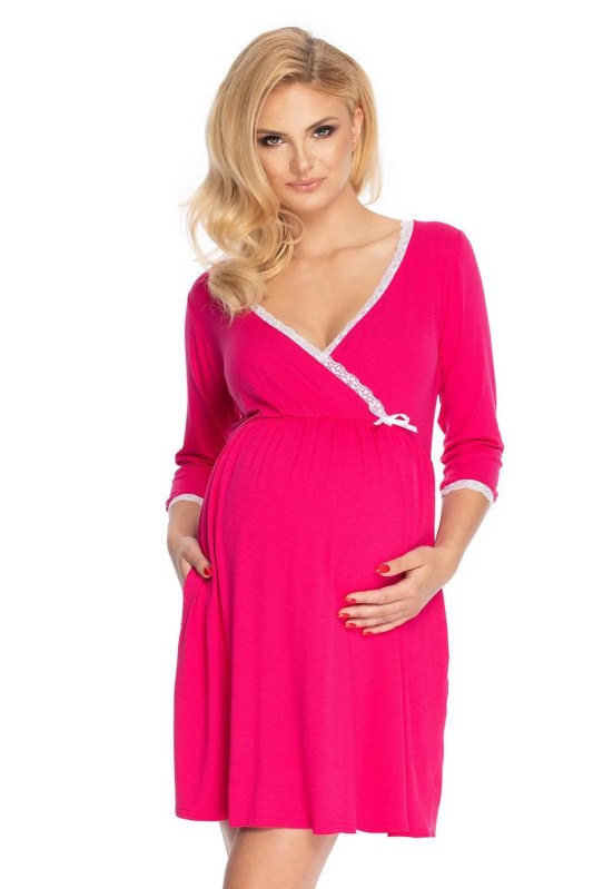 Těhotenská noční košile model 147508 PeeKaBoo - Dámské oblečení pyžama