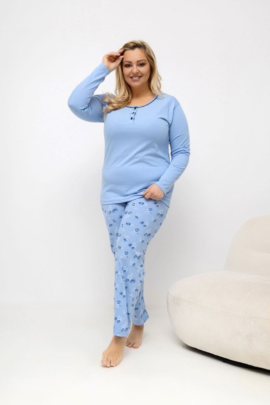 Pohodlná pyžama pro plnoštíhlé model 226133 Forever Pink