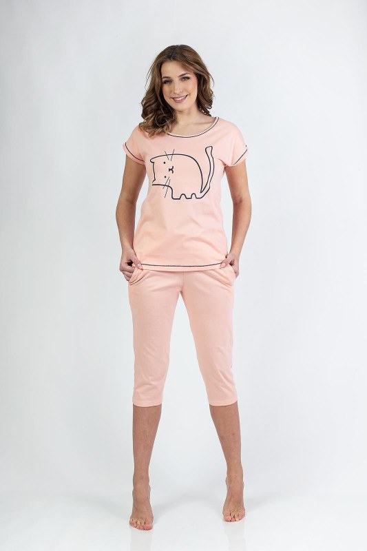 Pyžamo Regina 686 cr/r S-XL W25 dámské Pyžamo Regina 686 cr/r S-XL W25 dámské - Dámské oblečení pyžama