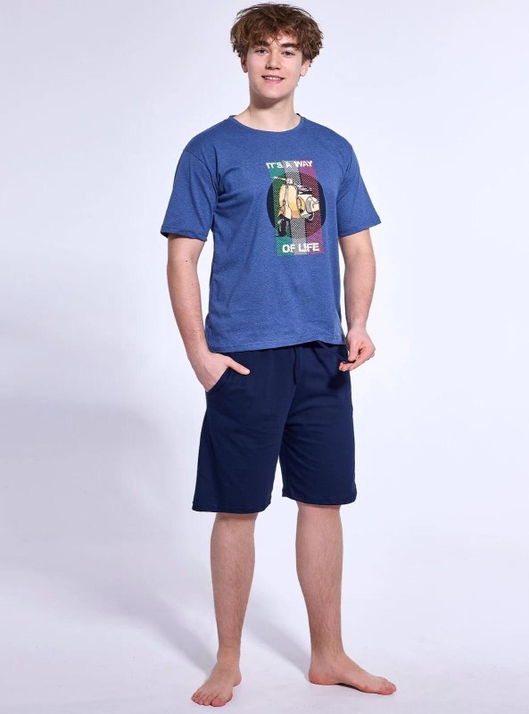 Cornette F&Y Boy pyžamo 500/49 Scooter kr/r 164-188 - Dámské oblečení pyžama