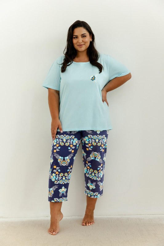Pyžamo Taro Kristen 3366 cr/r 2XL-3XL W25 dámské Pyžamo Taro Kristen 3366 cr/r 2XL-3XL W25 dámské - Dámské oblečení pyžama